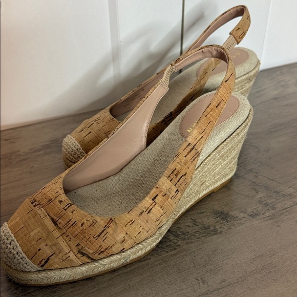 Cole Haan Cork Wedge Espadrille Slingbacks - 7 - Picture 5 of 8